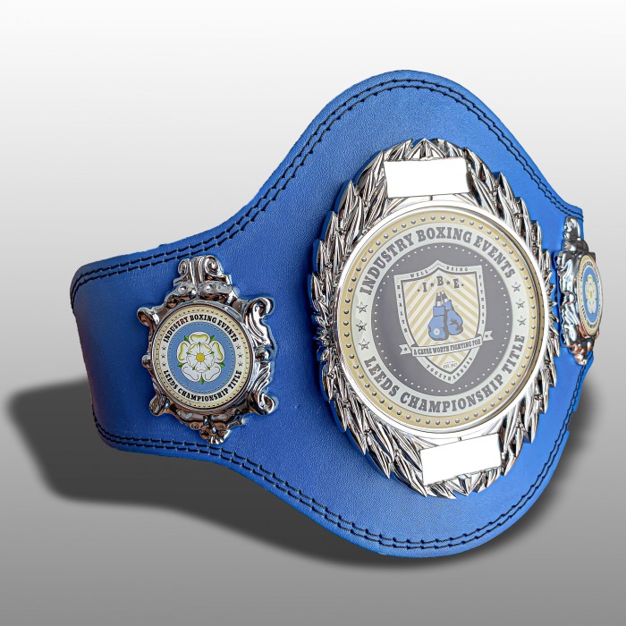 SILVER LEAF CUSTOM CHAMPIONSHIP BELT  ***BEST SELLER***